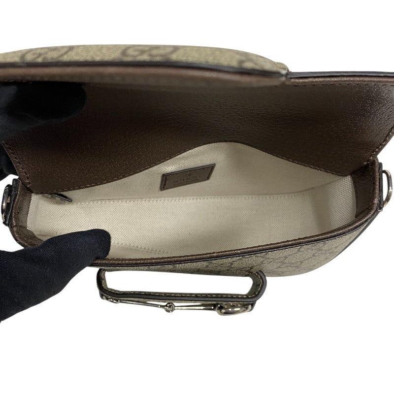 グッチ GUCCI ホースビット1955 ミニバッグ 774209 ベージュ GGスプリーム レディース ショルダーバッグ