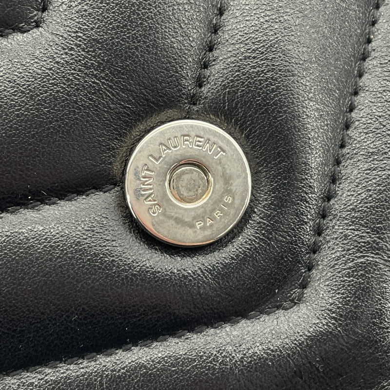 サンローラン SAINT LAURENT ルルチェーンハンドバッグ 502717 ブラック レザー レディース ショルダーバッグ