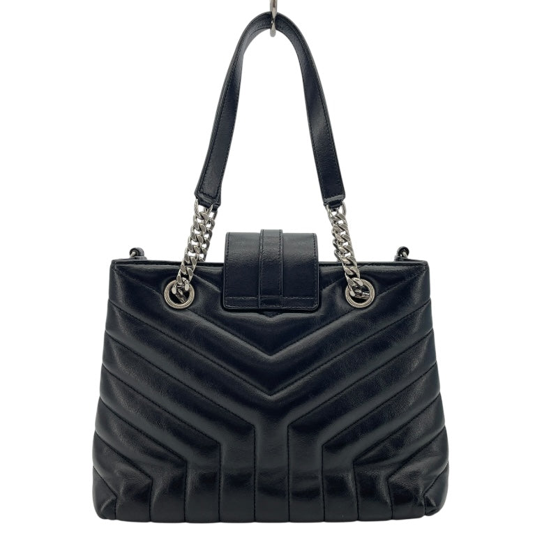 サンローラン SAINT LAURENT ルルチェーンハンドバッグ 502717 ブラック レザー レディース ショルダーバッグ