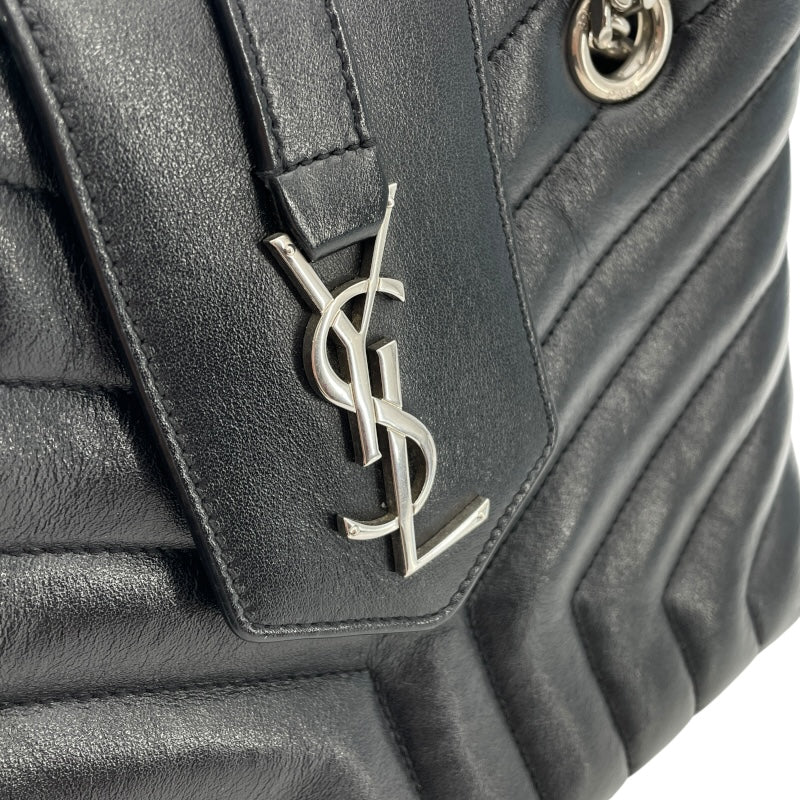サンローラン SAINT LAURENT ルルチェーンハンドバッグ 502717 ブラック レザー レディース ショルダーバッグ