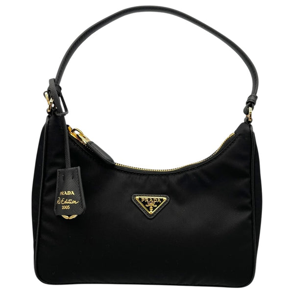 プラダ PRADA Re-Edition 2005 ミニバッグ 1N204M ブラック ナイロン レディース ハンドバッグ