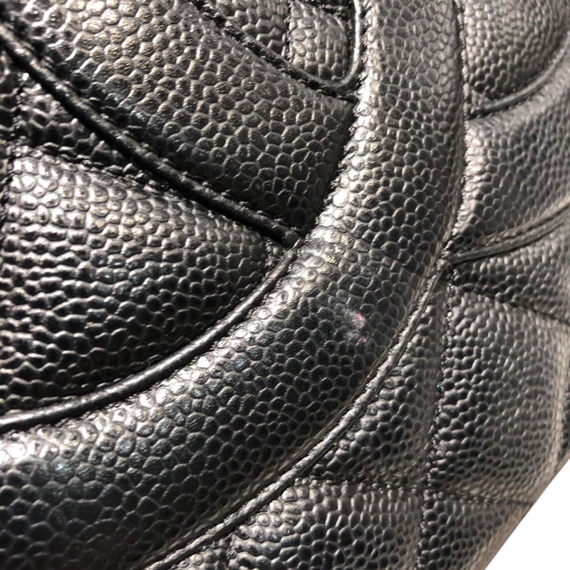 シャネル CHANEL 復刻トート A01804 ブラック キャビアスキン レディース ハンドバッグ