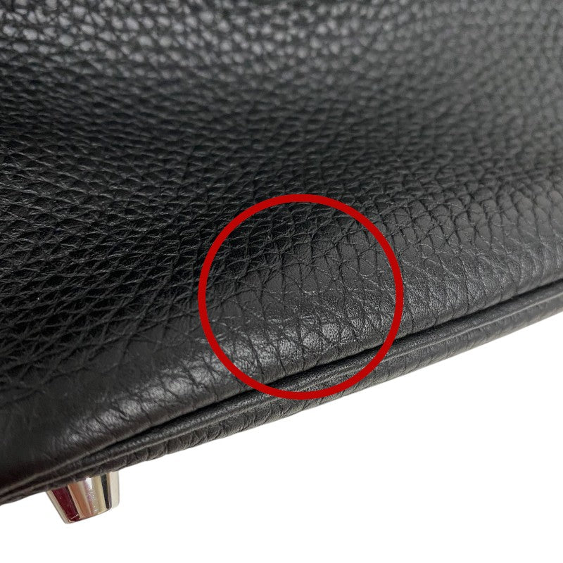 エルメス HERMES ピコタンロックPM Z刻 ブラック シルバー金具 トリヨンクレマンス レディース ハンドバッグ
