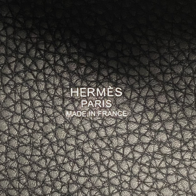 エルメス HERMES ピコタンロックPM Z刻 ブラック シルバー金具 トリヨンクレマンス レディース ハンドバッグ