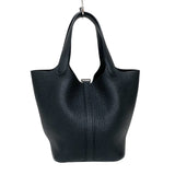 エルメス HERMES ピコタンロックPM Z刻 ブラック シルバー金具 トリヨンクレマンス レディース ハンドバッグ