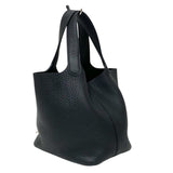エルメス HERMES ピコタンロックPM Z刻 ブラック シルバー金具 トリヨンクレマンス レディース ハンドバッグ