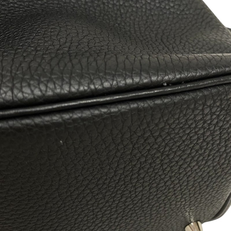 エルメス HERMES ピコタンロックPM Z刻 ブラック シルバー金具 トリヨンクレマンス レディース ハンドバッグ