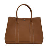 エルメス HERMES ガーデンパーティPM W刻 ゴールド シルバー金具 ネゴンダ レディース トートバッグ