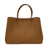 エルメス HERMES ガーデンパーティPM W刻 ゴールド シルバー金具 ネゴンダ レディース トートバッグ