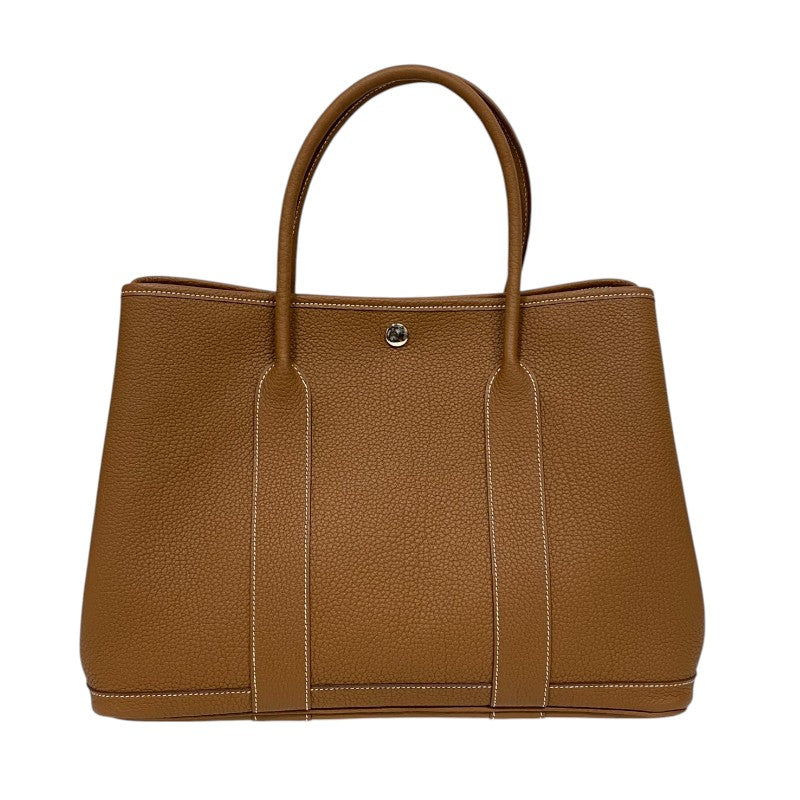 エルメス HERMES ガーデンパーティPM W刻 ゴールド シルバー金具 ネゴンダ レディース トートバッグ