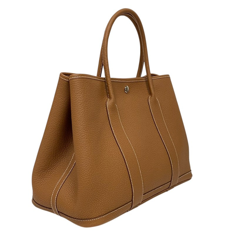 エルメス HERMES ガーデンパーティPM W刻 ゴールド シルバー金具 ネゴンダ レディース トートバッグ