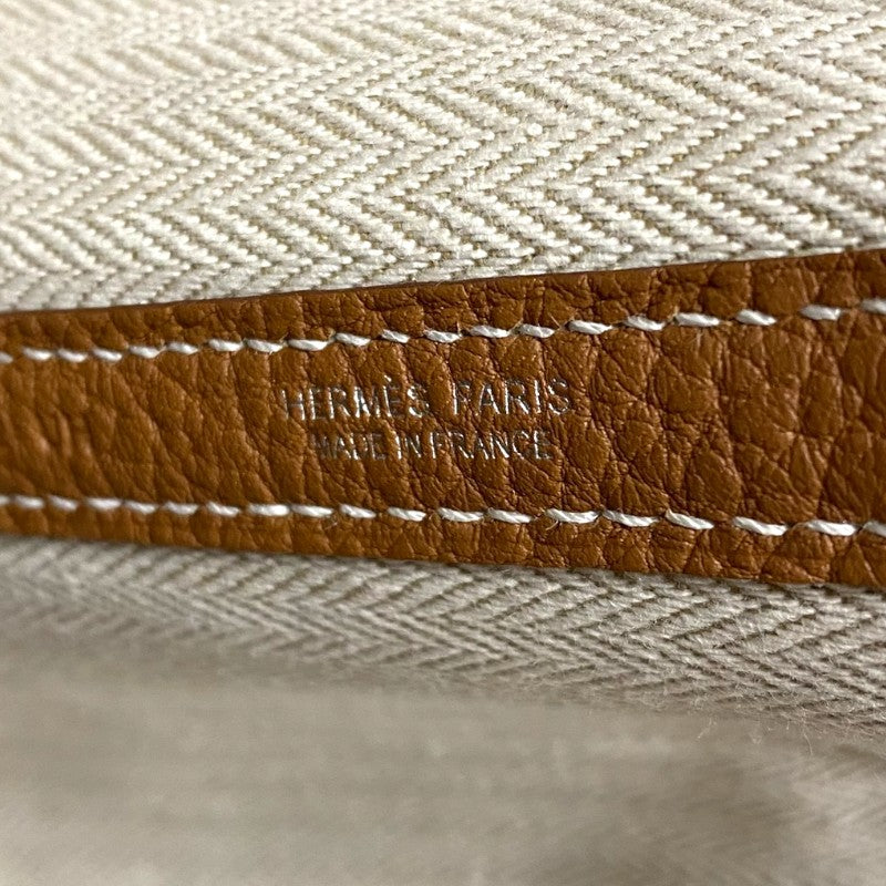 エルメス HERMES ガーデンパーティPM W刻 ゴールド シルバー金具 ネゴンダ レディース トートバッグ