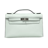 エルメス HERMES ポシェットケリー W刻印　(2024年製) ヴェールペパーミント シルバー金具 スイフト レディース ハンドバッグ