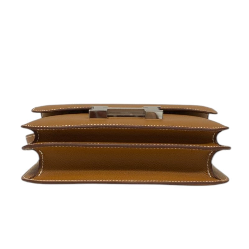 エルメス HERMES コンスタンス3 ミニ K刻 ゴールド シルバー金具 エプソン レディース ショルダーバッグ