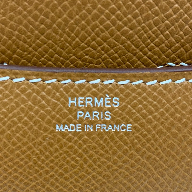 エルメス HERMES コンスタンス3 ミニ K刻 ゴールド シルバー金具 エプソン レディース ショルダーバッグ