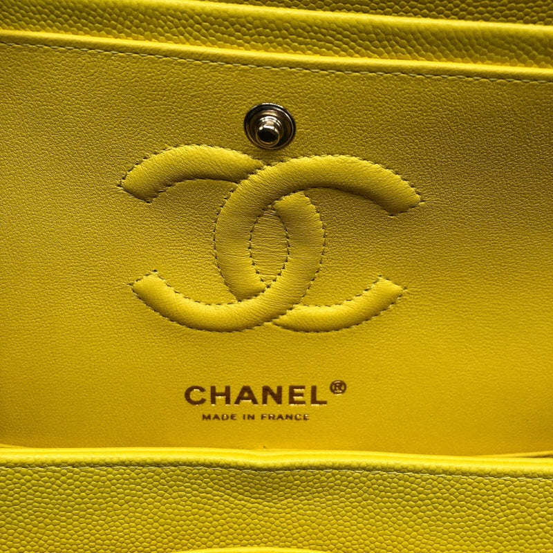 シャネル CHANEL マトラッセ23 A01113 イエロー　ゴールド金具 キャビア レディース ショルダーバッグ
