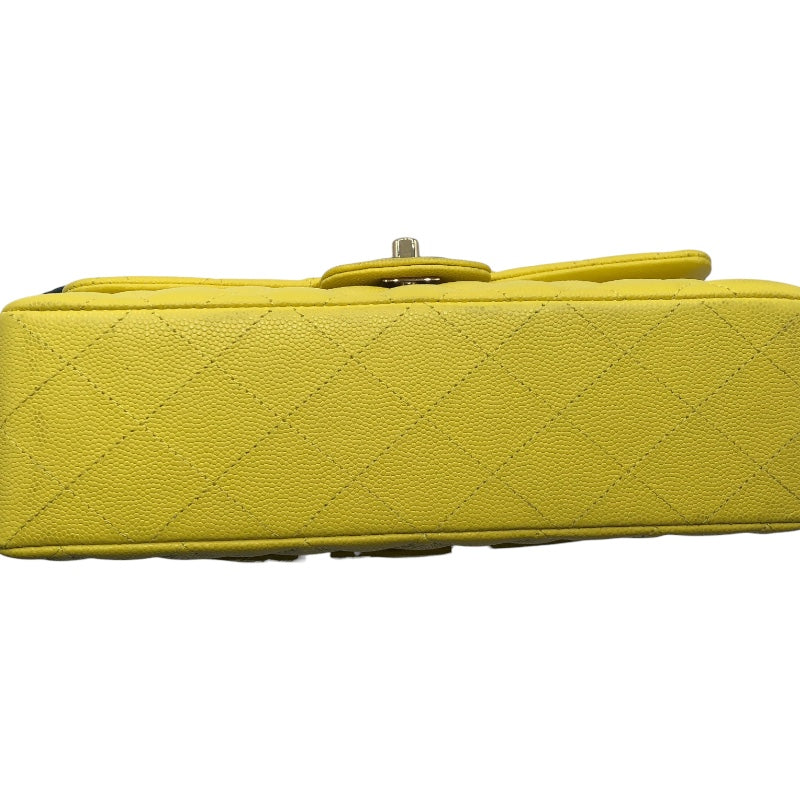 シャネル CHANEL マトラッセ23 A01113 イエロー　ゴールド金具 キャビア レディース ショルダーバッグ