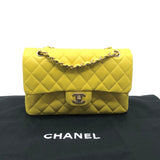 シャネル CHANEL マトラッセ23 A01113 イエロー　ゴールド金具 キャビア レディース ショルダーバッグ