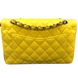 シャネル CHANEL マトラッセ23 A01113 イエロー　ゴールド金具 キャビア レディース ショルダーバッグ
