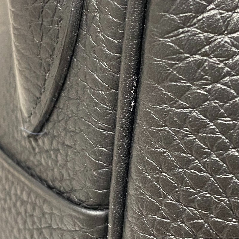 エルメス HERMES リンディ30 U刻 ブラック シルバー金具 トリヨン レディース ショルダーバッグ