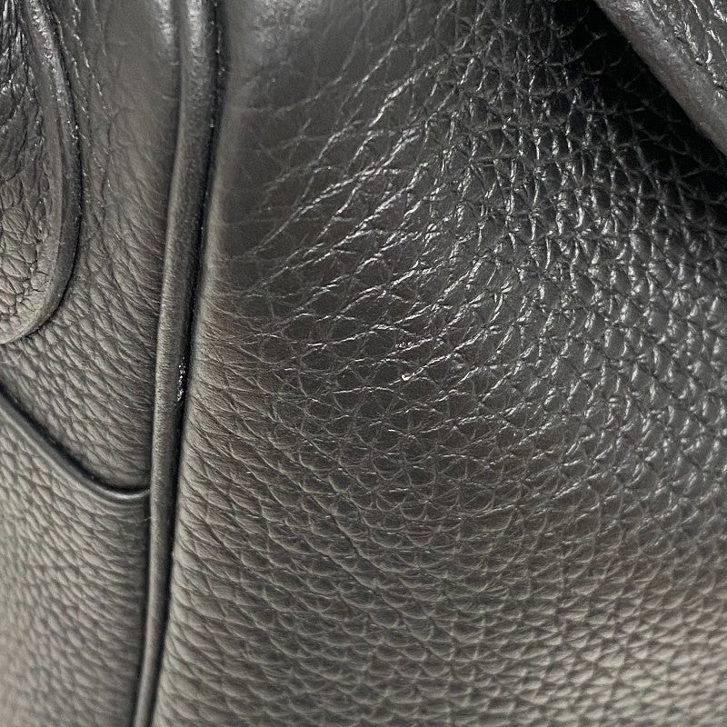 エルメス HERMES リンディ30 U刻 ブラック シルバー金具 トリヨン レディース ショルダーバッグ