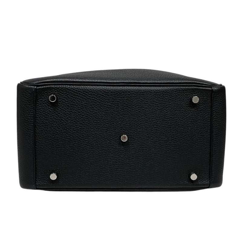 エルメス HERMES リンディ30 U刻 ブラック シルバー金具 トリヨン レディース ショルダーバッグ