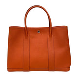 エルメス HERMES ガーデンパーティPM D刻 カプシーヌ シルバー金具 カントリー レディース トートバッグ