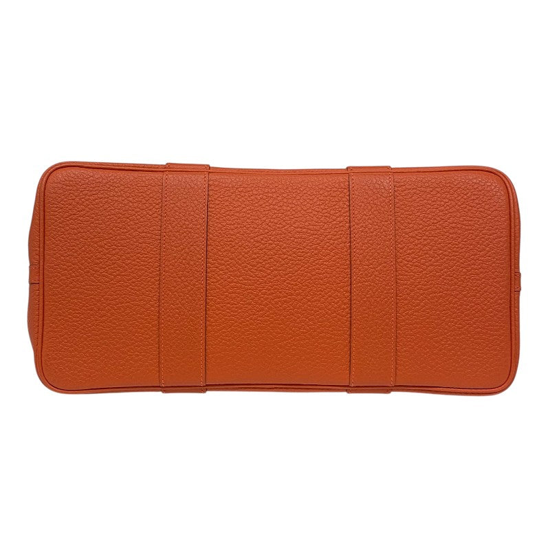 エルメス HERMES ガーデンパーティPM D刻 カプシーヌ シルバー金具 カントリー レディース トートバッグ
