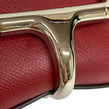 エルメス HERMES デッラカヴァッレリアミニ U刻 ルージュグレナ シルバー金具 エプソン レディース ショルダーバッグ