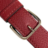 エルメス HERMES デッラカヴァッレリアミニ U刻 ルージュグレナ シルバー金具 エプソン レディース ショルダーバッグ