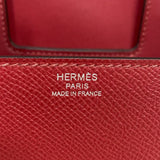 エルメス HERMES デッラカヴァッレリアミニ U刻 ルージュグレナ シルバー金具 エプソン レディース ショルダーバッグ