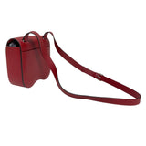 エルメス HERMES デッラカヴァッレリアミニ U刻 ルージュグレナ シルバー金具 エプソン レディース ショルダーバッグ