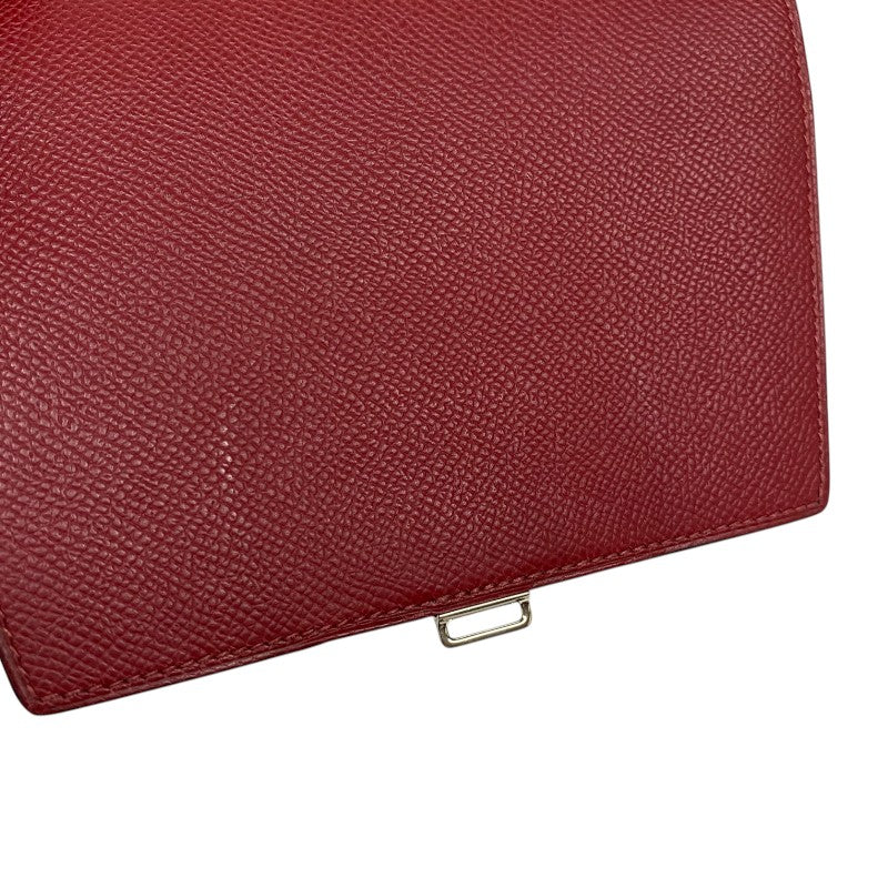エルメス HERMES デッラカヴァッレリアミニ U刻 ルージュグレナ シルバー金具 エプソン レディース ショルダーバッグ