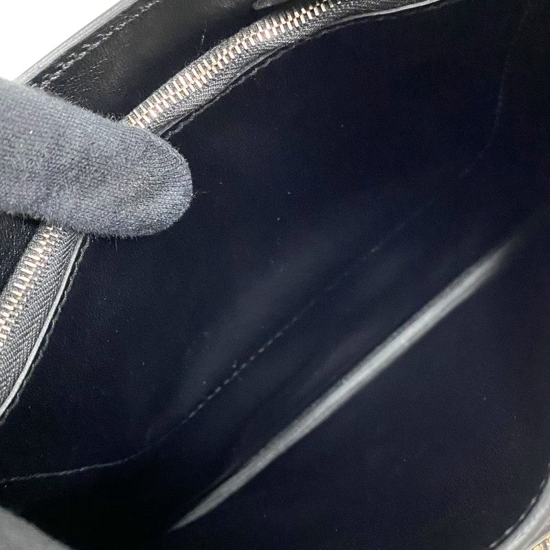 エルメス HERMES トリムデュオ24 Y刻 ブラック シルバー金具 エヴァーグレイン レディース ショルダーバッグ