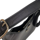 エルメス HERMES トリムデュオ24 Y刻 ブラック シルバー金具 エヴァーグレイン レディース ショルダーバッグ