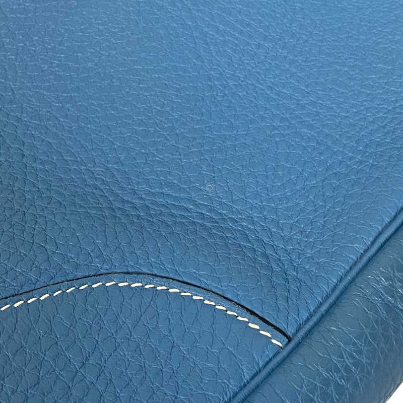 エルメス HERMES トリム31 □F刻 ブルージーン ゴールド金具