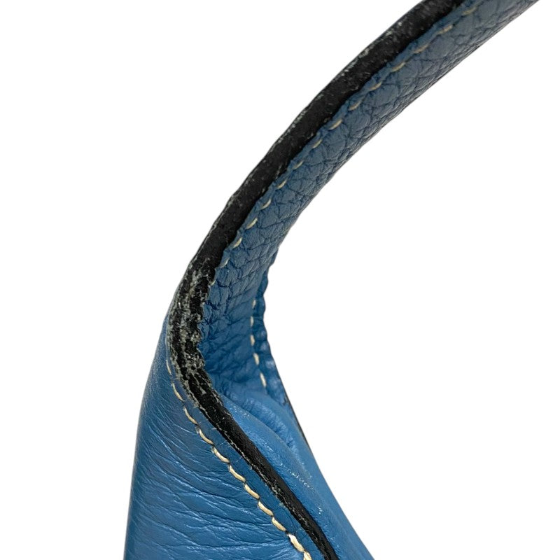エルメス HERMES トリム31 □F刻 ブルージーン ゴールド金具 トリヨンクレマンス レディース ショルダーバッグ