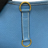 エルメス HERMES トリム31 □F刻 ブルージーン ゴールド金具 トリヨンクレマンス レディース ショルダーバッグ