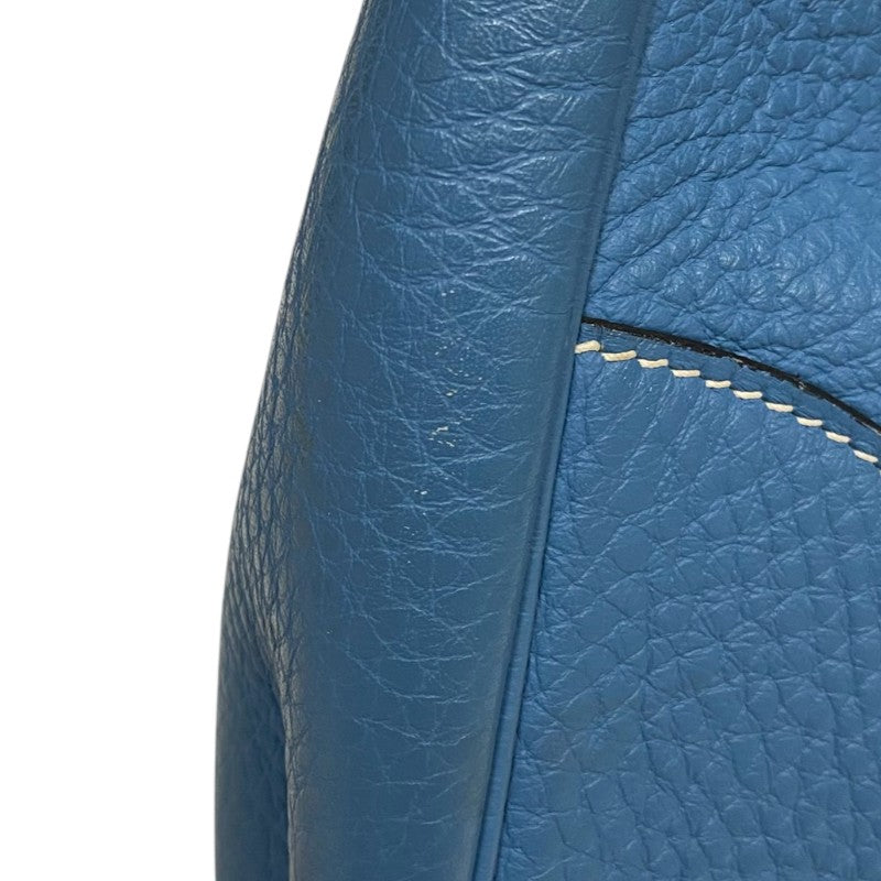 エルメス HERMES トリム31 □F刻 ブルージーン ゴールド金具 トリヨンクレマンス レディース ショルダーバッグ