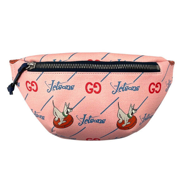 グッチ GUCCI The Jetsonsチルドレン ベルトバッグ 502095 ピンク レザー レディース ボディバッグ
