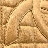 シャネル CHANEL 復刻トート A01804  7番台 ベージュ キャビアスキン レディース ハンドバッグ