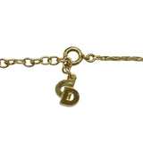 クリスチャン・ディオール Christian Dior ハートネックレス ゴールド メタル アクセサリー