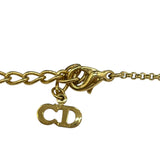 クリスチャン・ディオール Christian Dior CDロゴネックレス ゴールド メタル アクセサリー