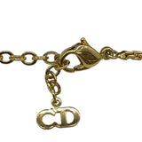 クリスチャン・ディオール Christian Dior パフュームボトルネックレス ゴールド メタル アクセサリー