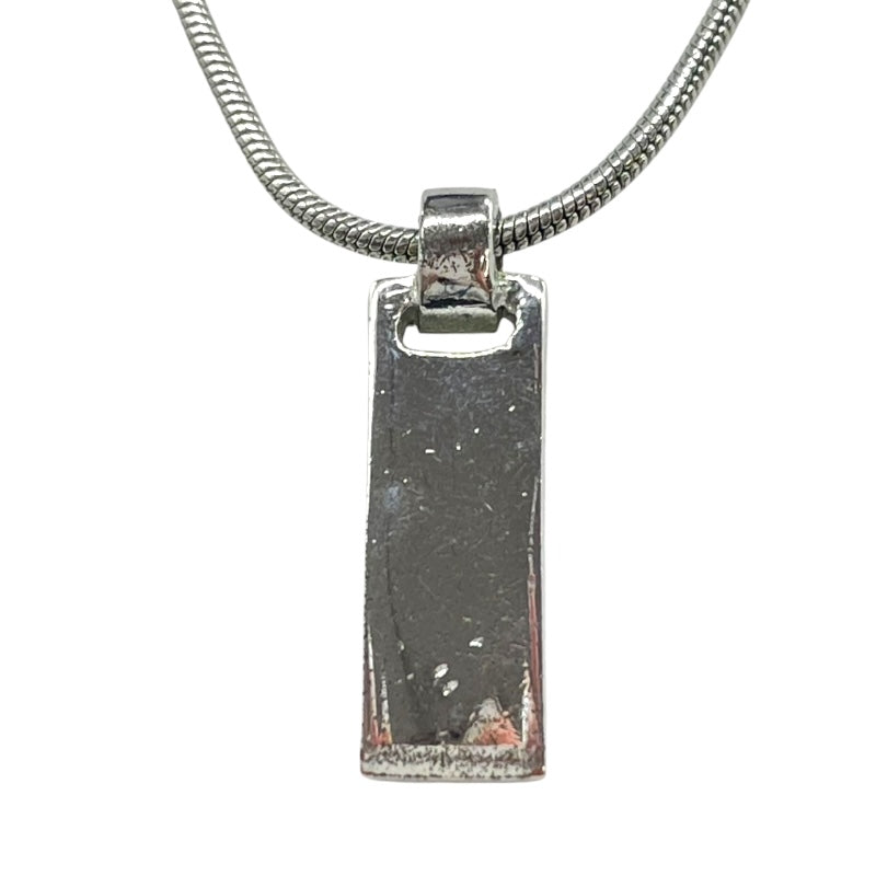 美品　ディオール　プレートネックレス クリスチャン・ディオール Christian Dior ロゴプレート