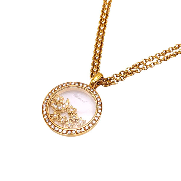 ショパール Chopard ハッピーダイヤネックレス K18ゴールド ジュエリー