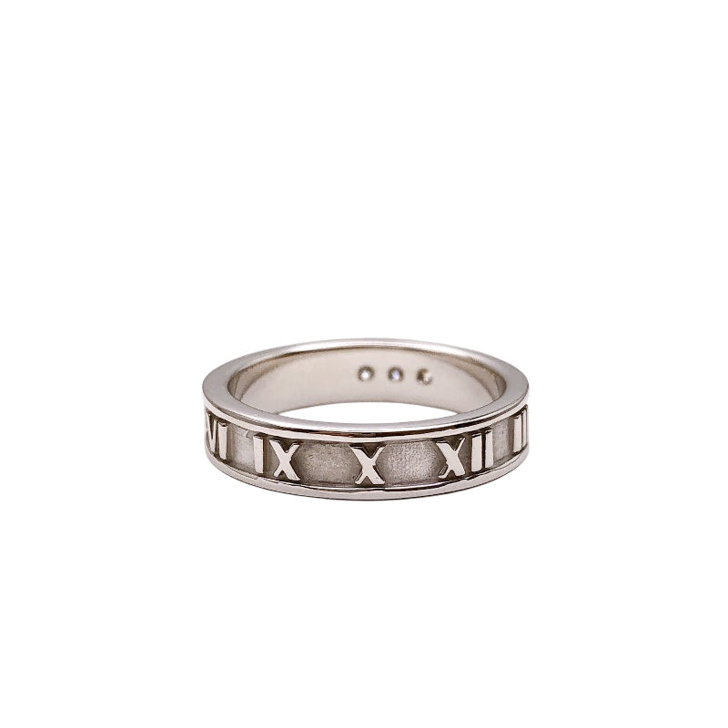 ティファニー TIFFANY＆CO アトラスナローリング K18WG/ダイヤモンド ジュエリー