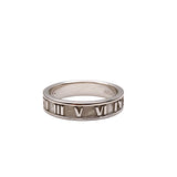 ティファニー TIFFANY＆CO アトラスナローリング K18WG/ダイヤモンド ジュエリー
