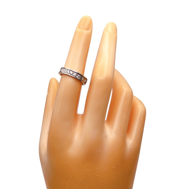 ティファニー TIFFANY＆CO アトラスナローリング K18WG/ダイヤモンド ジュエリー