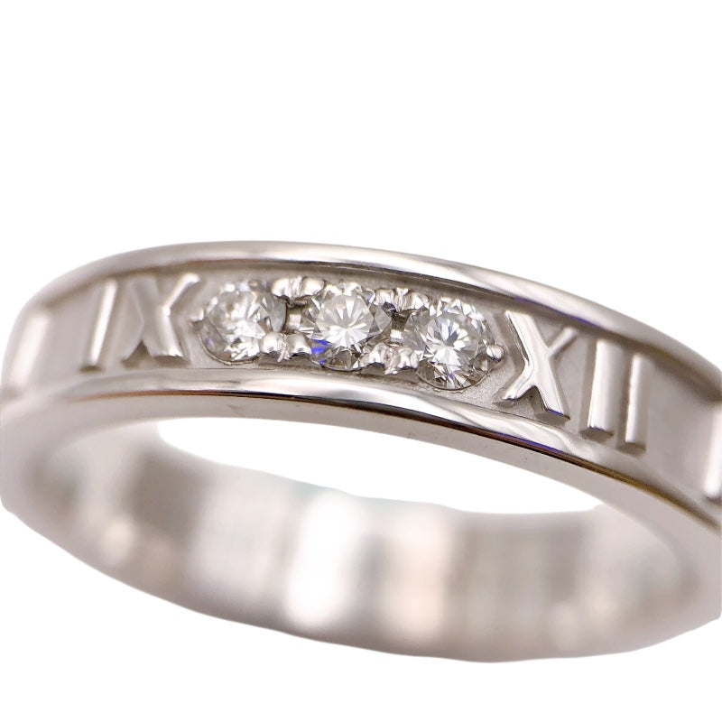 ティファニー TIFFANY＆CO アトラスナローリング K18WG/ダイヤモンド ジュエリー